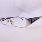 Versace Eyeglasses Frames Authentic Mod. 1084 1000 50 17 135 Stainless Black Pre-owned. Price: $44.99.
