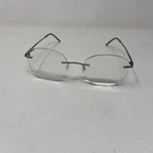 Airlock Titanium Wisdom 203 046 49-18-140 Silver Rimless Eyeglasses LT98 Pre-owned. Price: $56.25.