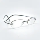 Silhouette 7581 40 6055 Titanium Eyeglasses Frame 17-145 Rimless Eyewear Austria Pre-owned. Price: $79.99.