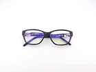 Ellen Tracy Eyeglasses, Frames Only, Venezia, 50-15-130, Plastic, Blue Horn Pre-owned. Price: $34.99.