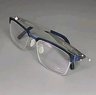 Ovvo Optics 3760 Navy Blue/ Titanium Handmade Eyeglass Frame 52/18/140 New. Price: $219.95.