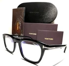New Tom Ford Tf 5870-B 001 Shiny Black Gold Authentic Eyeglasses Frames 50-21. Price: $197.50.