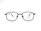 New Mario Martinelli Black Square Stainless Steel Glasses Chris 48 20 140. Price: $105.00.