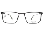 Flexon Eyeglasses Frames E1121 033 Gray Silver Rectangular Full Rim 55-18-145 New. Price: $59.99.