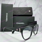 Chanel Eyeglasses 53-16MM Black 3440H C622 Gold Cc Logo Pearls Rx-able New. Price: $505.89.