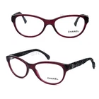 Chanel 3243 C.539 Tweed Bordeaux Size 54/16/135 Eyeglasses Made Italy - New. Price: $212.00.