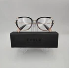 2003 VFU500 Furla Designer Eyeglasses Tortoise Blush Rose Gold Italy W/case Pre-owned. Price: $73.98.