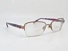 Altair A5037 601 Rose Gold Purple Semi Rimless Eyeglasses Frame 54-18-140 Pre-owned. Price: $30.99.
