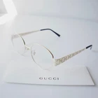 GG2511 Gold Oval Eyeglasses Frame, Black Temple - Ships Today! New. Price: $122.99.