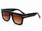 Tom Ford Fausto Sunglasses FT0711 Black/brown 53-20-145MM With Case New. Price: $171.00.