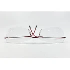 Silhouette Eyeglasses Frames Womens Red Rimless 6624 6104 51-17 140 Pre-owned. Price: $89.99.
