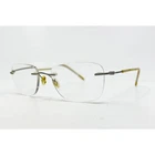 Airlock Eyeglass Frames Women Gold Rimless Rectangle 51-17-140 30499 Pre-owned. Price: $39.99.
