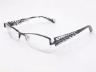Alain Mikli A0656 Half Rim 54 16 130 Black Crackle Eyeglasses Frame France 956 Pre-owned. Price: $41.00.