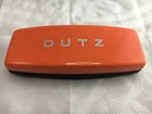 Dutz Eyeglasses Sunglasses Shades Hard Orange Black Clam Case Snap Closure Used. Price: $35.01.