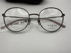 Vogue VO4280 5149 Round Eyeglass Frames 50-18-140 Purple Pink Demo Lenses W/ Cas New. Price: $34.99.