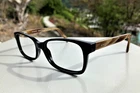 Coach Libby Eyeglasses Hc 6047 5193 Black & Light Brown Horn Frames 51-16-135 Pre-owned. Price: $19.25.