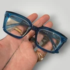 Occi Chiari OC5031 Blue Rectangle Reading Glasses Italy Design 49 20 140 Frame Pre-owned. Price: $14.99.
