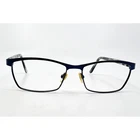 Helium Eyeglasses Womens Navy Blue Rectangle Frames 4318 54-15-140 54MM Pre-owned. Price: $39.99.