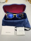 Gucci Titanium Eyeglasses GG0274OJ 002 Gold Frame Made In Japan 55-18-145 Pre-owned. Price: $252.00.