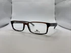 Lacoste L2685 210 53/16 140 Striped Brown/ Grey Rectangular Eyeglass Frames New. Price: $89.99.