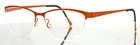 Lindberg Strip 7380 Col U39 Rust Orange Womens Rectangle Eyeglasses 52-14-135 New. Price: $239.99.