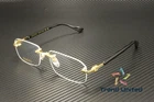 Gucci GG1221O 001 Rectangular Squared Metal Gold Black 56 Mm Men's Eyeglasses New. Price: $239.00.