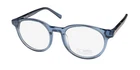 New Flower 6035 Lilly Eyeglass Frame Blue 49-19-140 Womens 416 Round Full-rim. Price: $46.45.