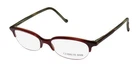 New Cerruti 1881 C2203 Eyeglass Frame Unisex 49-16-135 Browline Retro Red. Price: $16.56.