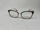 Nicole Miller Eyewear Nice C01 57-17-140 Brown Gold Flex Hinge Eyeglasses 6439 New. Price: $63.00.
