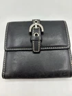Y2K Vintage Coach Soho Leather Mini Wallet Black Pre-owned. Price: $39.99.