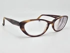 Tuscany Eyewear 551-02 Tortoise Cat Eyeglasses Frame W/ Flexhinge 52MM Pre-owned. Price: $29.99.