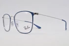 Ray Ban Eyeglasses RX6466 3101 Blu On Silver, Size 51-19-145 New. Price: $89.25.