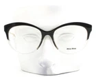 Miu Eyeglasses Vmu 04R 114-1O1 Shimmery Black To Clear 53MM W/pouch New. Price: $175.00.