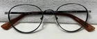 Thebookclub They Got Farther Gray Metal Round Eyeglass Frames Only 49 19 140 Pre-owned. Price: $20.99.