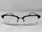 Isaac Mizrahi IM30011 Bk 48-17-135 Black/pewter Half Rim Eyeglasses Frame PP49 New. Price: $50.00.