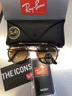 New Ray-ban Round Double Bridge Gold Frame/gradient Brown RB3647N Sunglasses. Price: $59.99.
