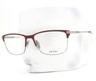Prada Eyeglasses Vpr 55Z 12G-1O1 Matte Bordeaux Gunmetal 57MM W/pouch New. Price: $165.00.