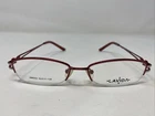 Lavida Design AB8323 C46 53-17-135 Red/silver Half Rim Eyeglasses Frame LO70 New. Price: $44.00.
