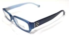 Coach HC6001 Emily 5056 Small Blue Rectangle Eyeglasses Frame 48-15 135 New. Price: $50.99.