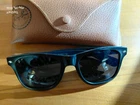 Ray-ban 6372 Black Injected Eyeglasses Frame Fitted W/ Dark Sunglass Lenses/case Pre-owned. Price: $29.99.