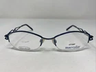Marcolin MA7277 COL.705 51-18-135 Navy Blue Half Rim Eyeglasses Frame E385 New. Price: $44.00.