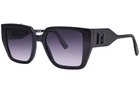 Karl Lagerfeld KL6098S 001 Sunglasses Women's Black/grey Gradient Lenses 52MM New. Price: $109.95.