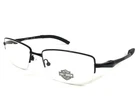 Harley-davidson Eyeglasses Frames HD365 Blk Black Rectangle Half Rim 53-17-125 New. Price: $64.99.