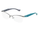 Vogue VO3981 Silver Turquoise 548 Semi Rim Metal Eyeglasses Frame 54-17-135 New. Price: $131.60.