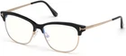 Tom Ford TF5546-B 001 Black Gold Womens Blue Blocker Eyeglasses 52-14-140 Rxable New. Price: $167.99.
