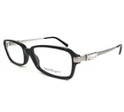 Salvatore Ferragamo Eyeglasses Frames 2651-B 101 Black Silver Crystals 51-16-135 New. Price: $68.59.