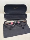 Coach Hc 6078 5337 Women's Dark Tortoise Teal Eyeglasses Optical Frame 52-16-135 Pre-owned. Price: $50.00.