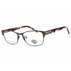 Harley Davidson Women's Eyeglasses Matte Violet Metal Full Rim Frame HD0540 082 New. Price: $39.79.