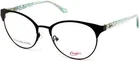 Candie's CA0166 002 Matte Black Metal Round Optical Eyeglasses Frame 51-18-135 New. Price: $79.60.