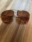 Serengeti Drivers Corning Optics Gold / Tortoise Aviator Sunglasses Amber Lens Pre-owned. Price: $124.95.